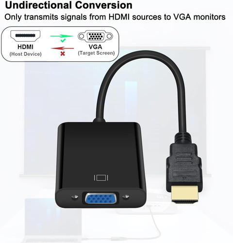 1080p hdmi male vga - male, to